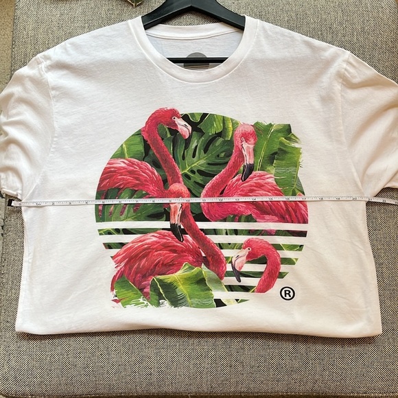 🔺 Mens Limited Edition Flamingo Tee by The Midnight Society , Size: L - Picture 6 of 11